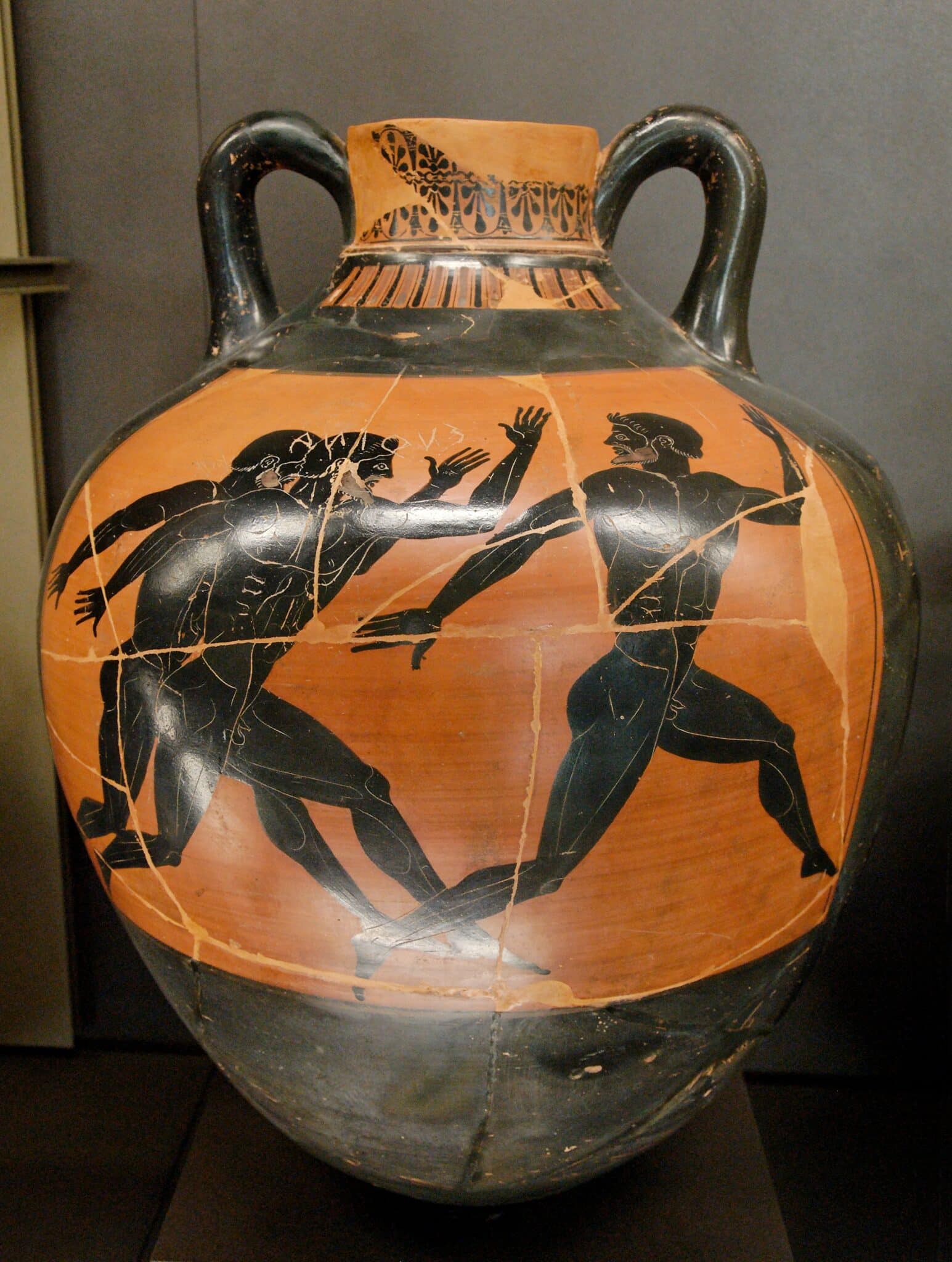 Vase grec antique Jeux Olympiques