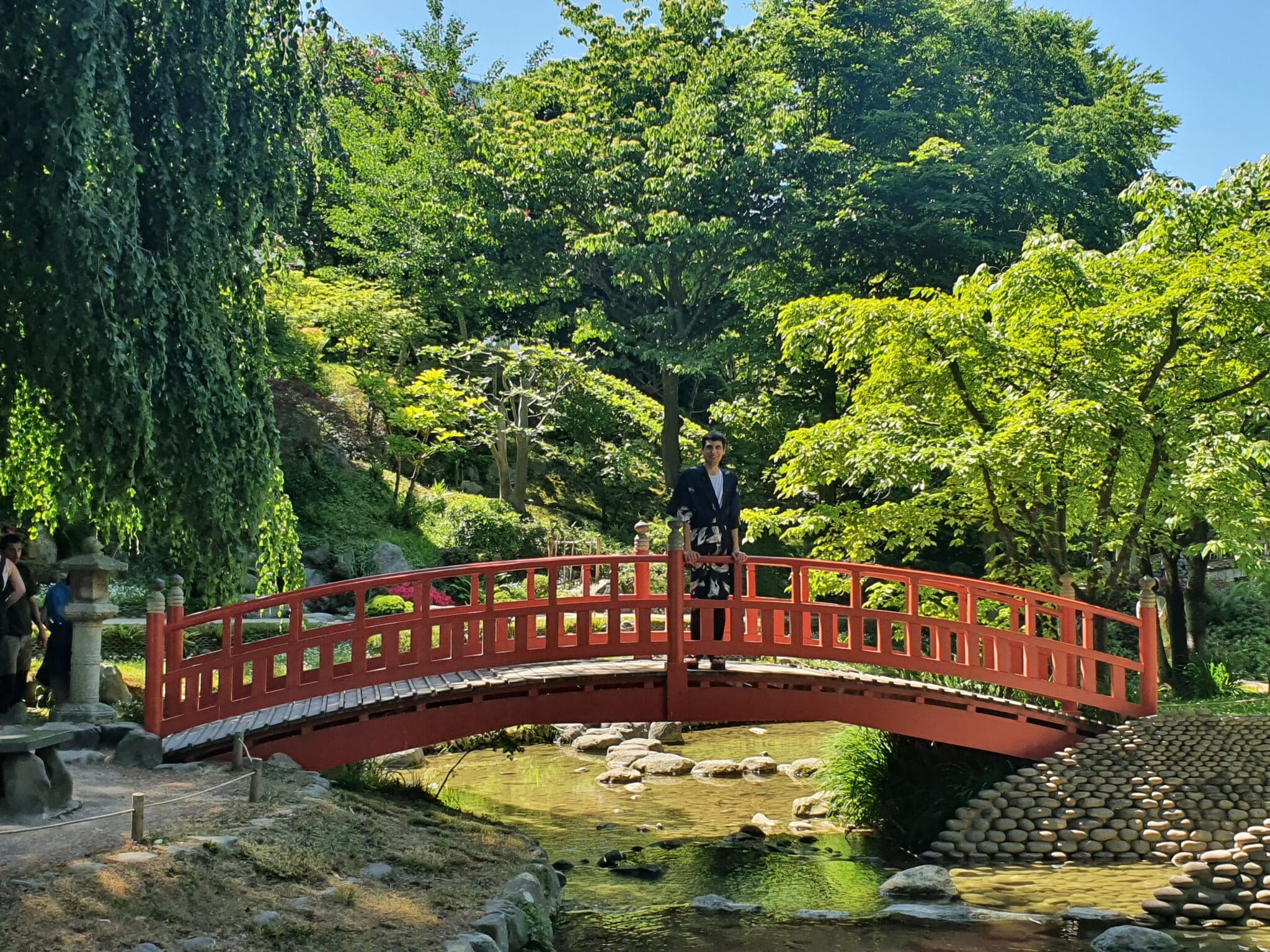 Pont shinto japonais, Jardins du Musée Albert Kahn, Boulogne-Billancourt