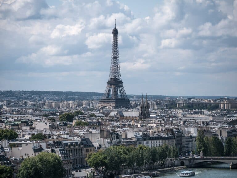 Vue panoramique sur Paris