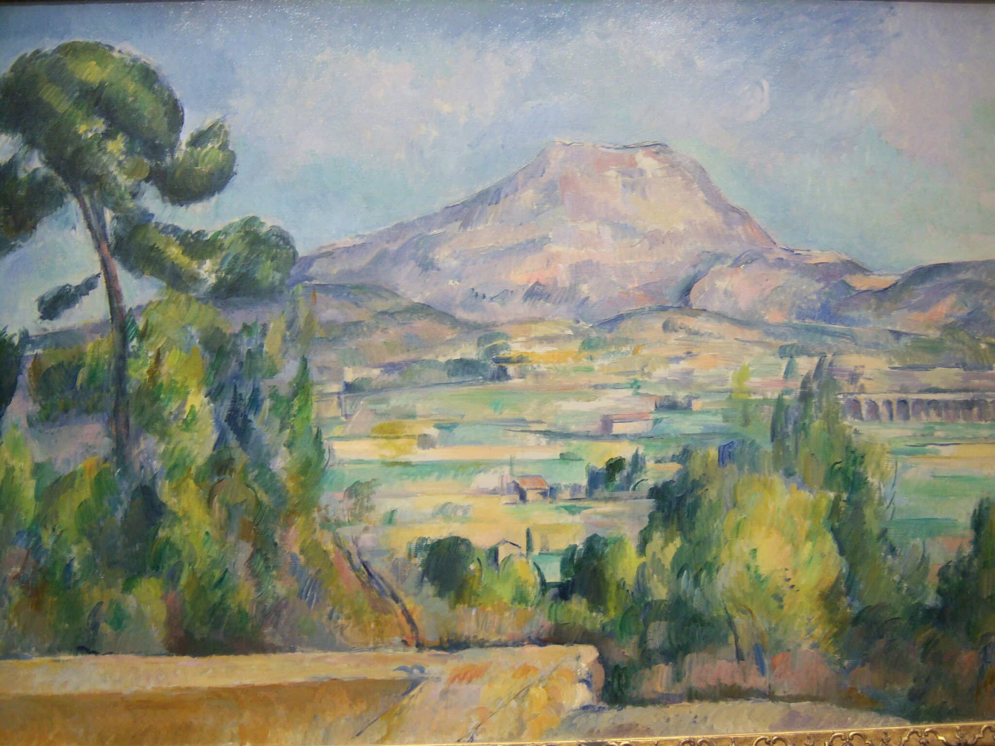 Tableau d'une montagne à Aix-en-Provence par Paul Cézanne