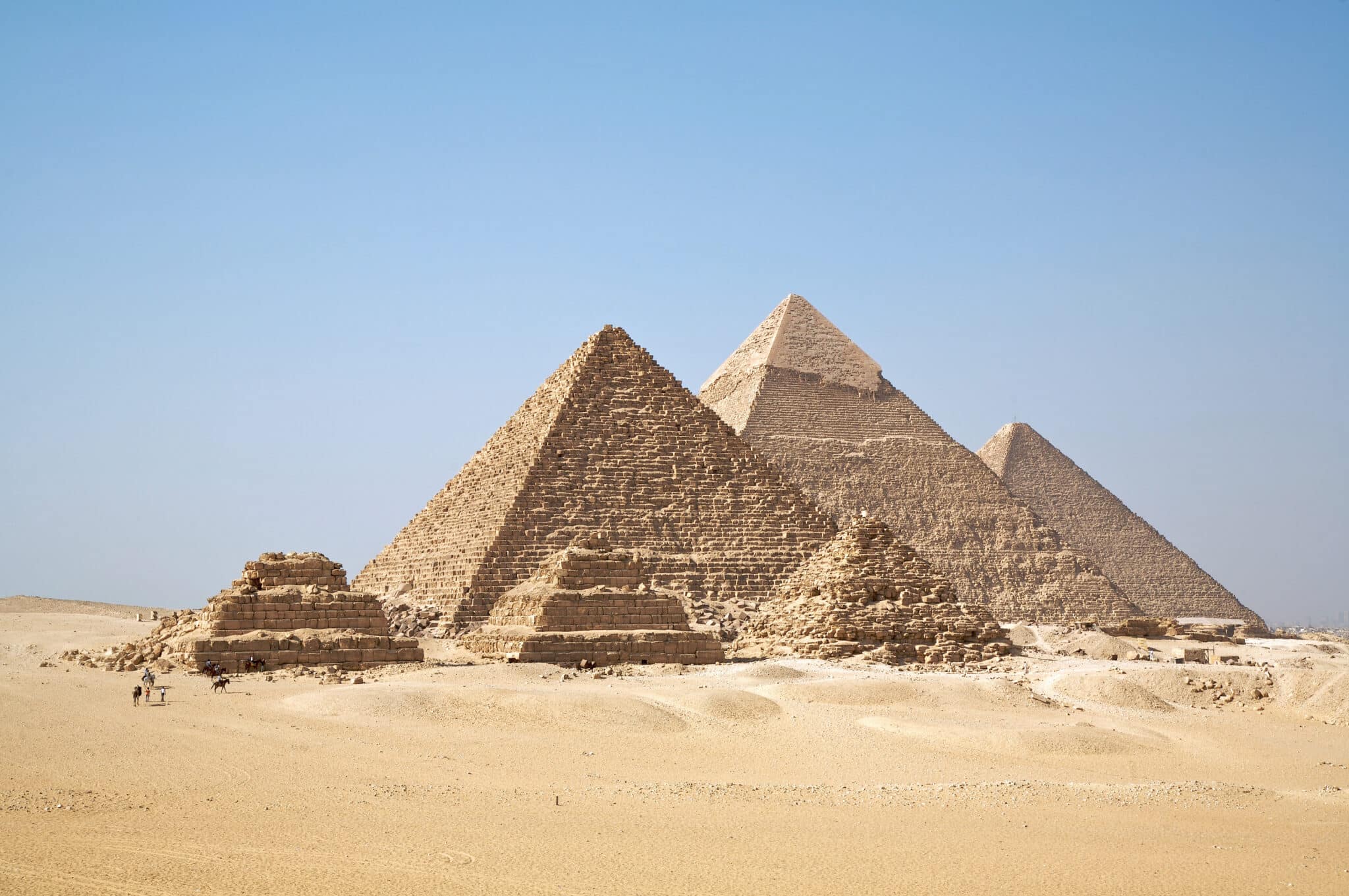 Pyramide de Gizeh, Egypte