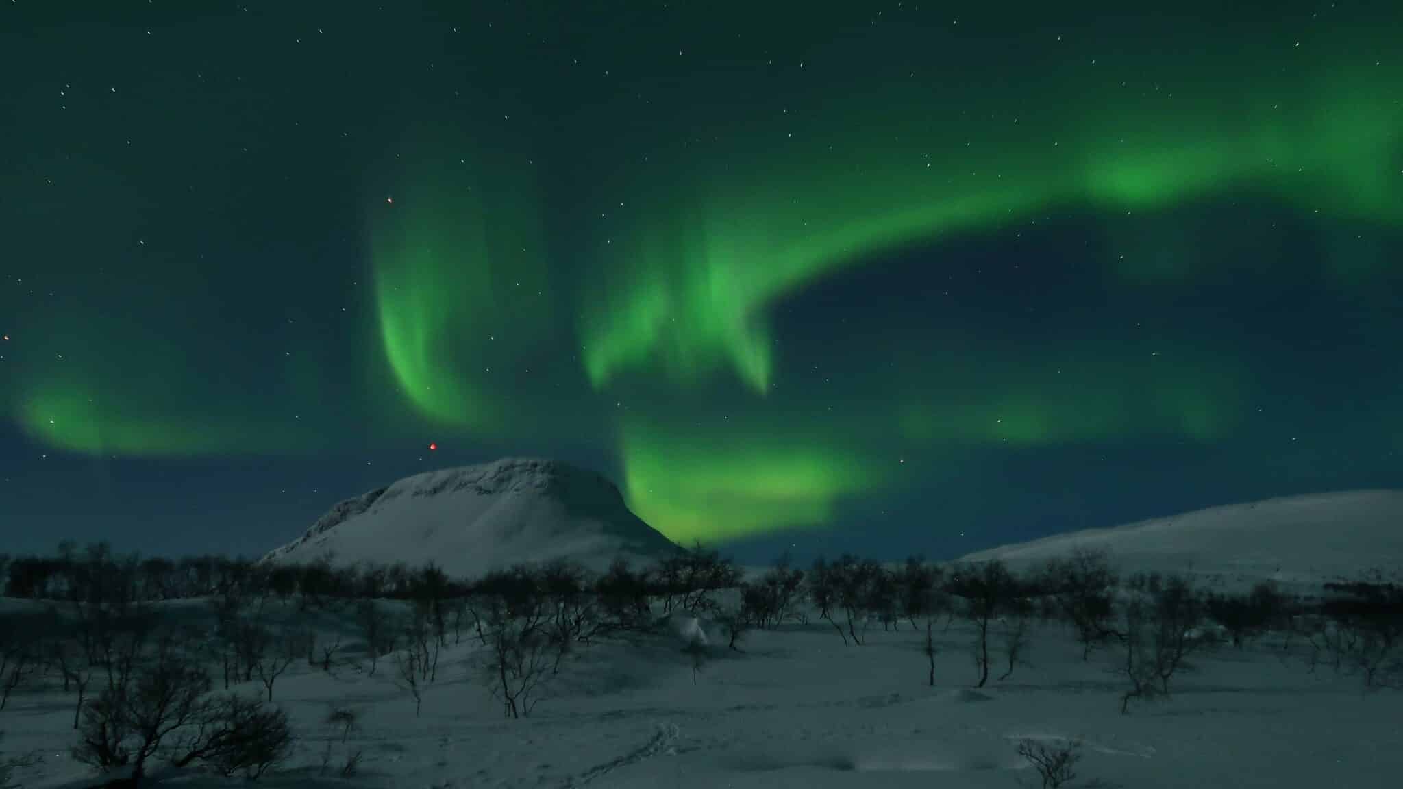 Aurores boréales, Laponie