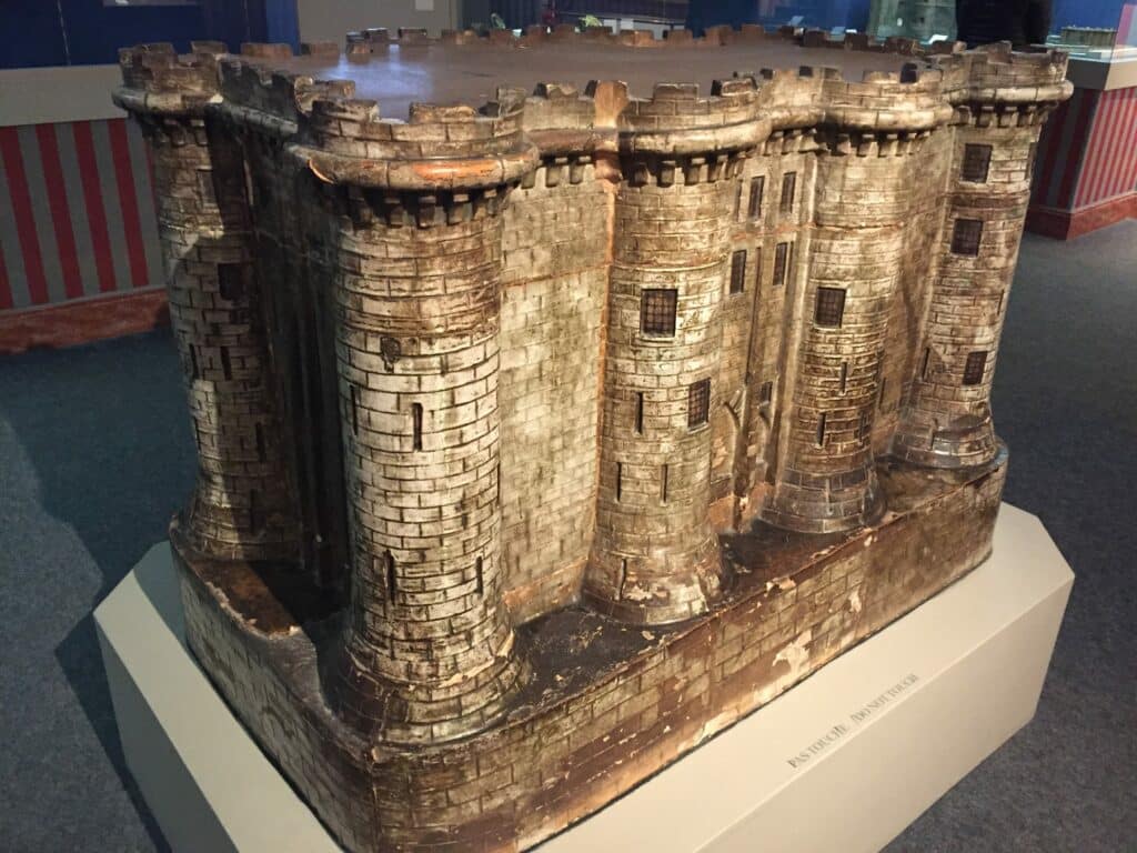 Maquette de la forteresse de la Bastille, Musée des Archives Nationales, Paris.