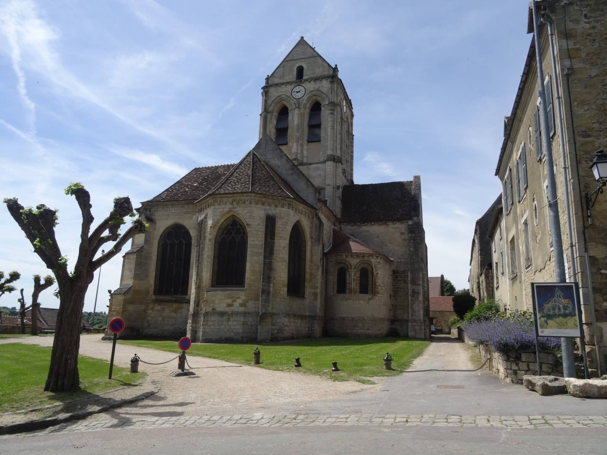 Chevet de l'église d'Auvers-sur-Oise