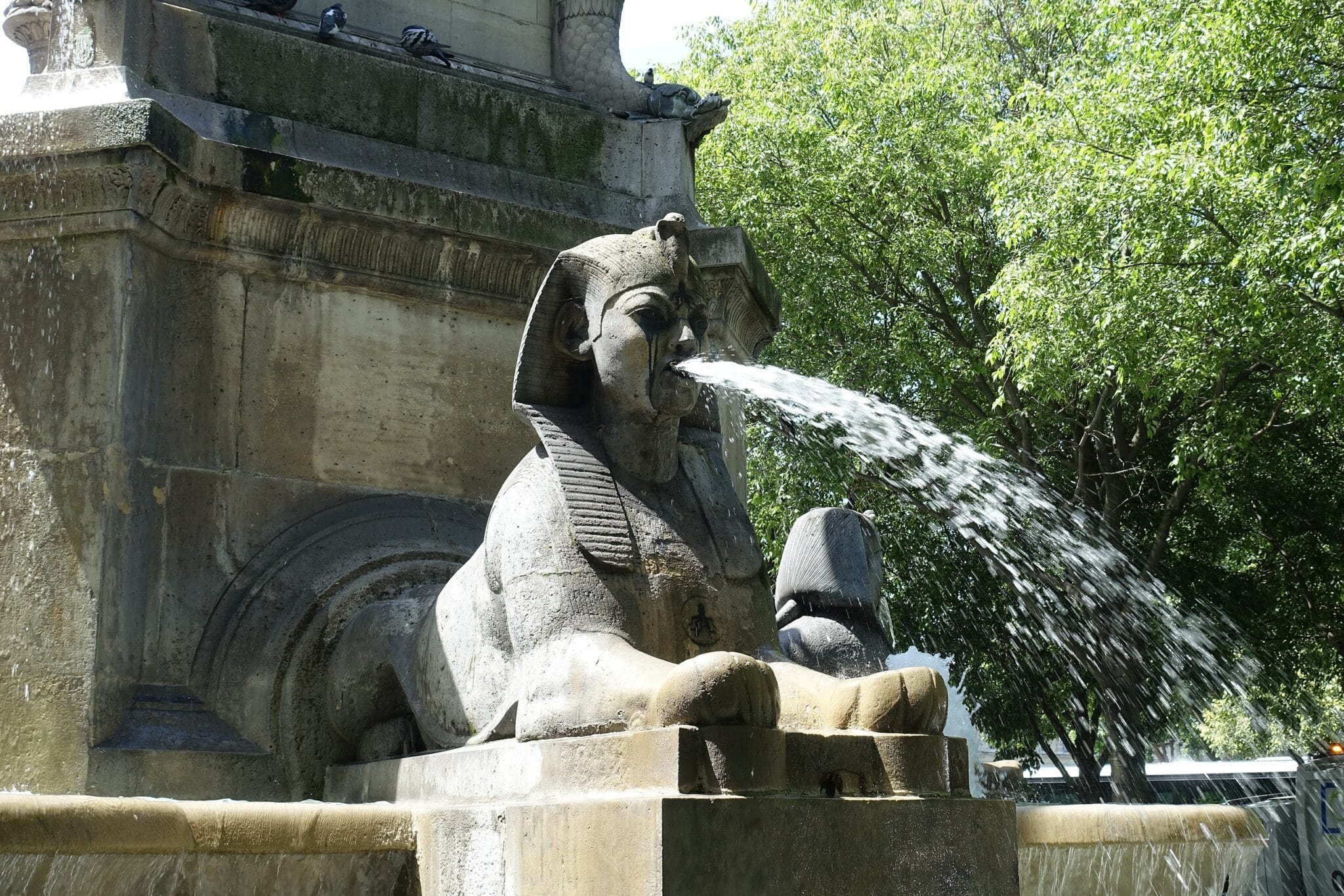 Sphinx de la Fontaine Châtelet, Paris
