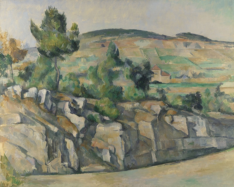 Tableau d'une colline à Aix-en-Provence par Paul Cézanne
