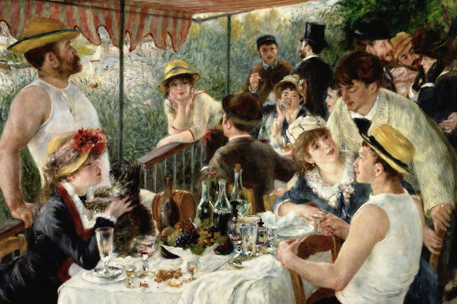 Tableau "Le Déjeuner des canotiers" par Pierre-Auguste Renoir