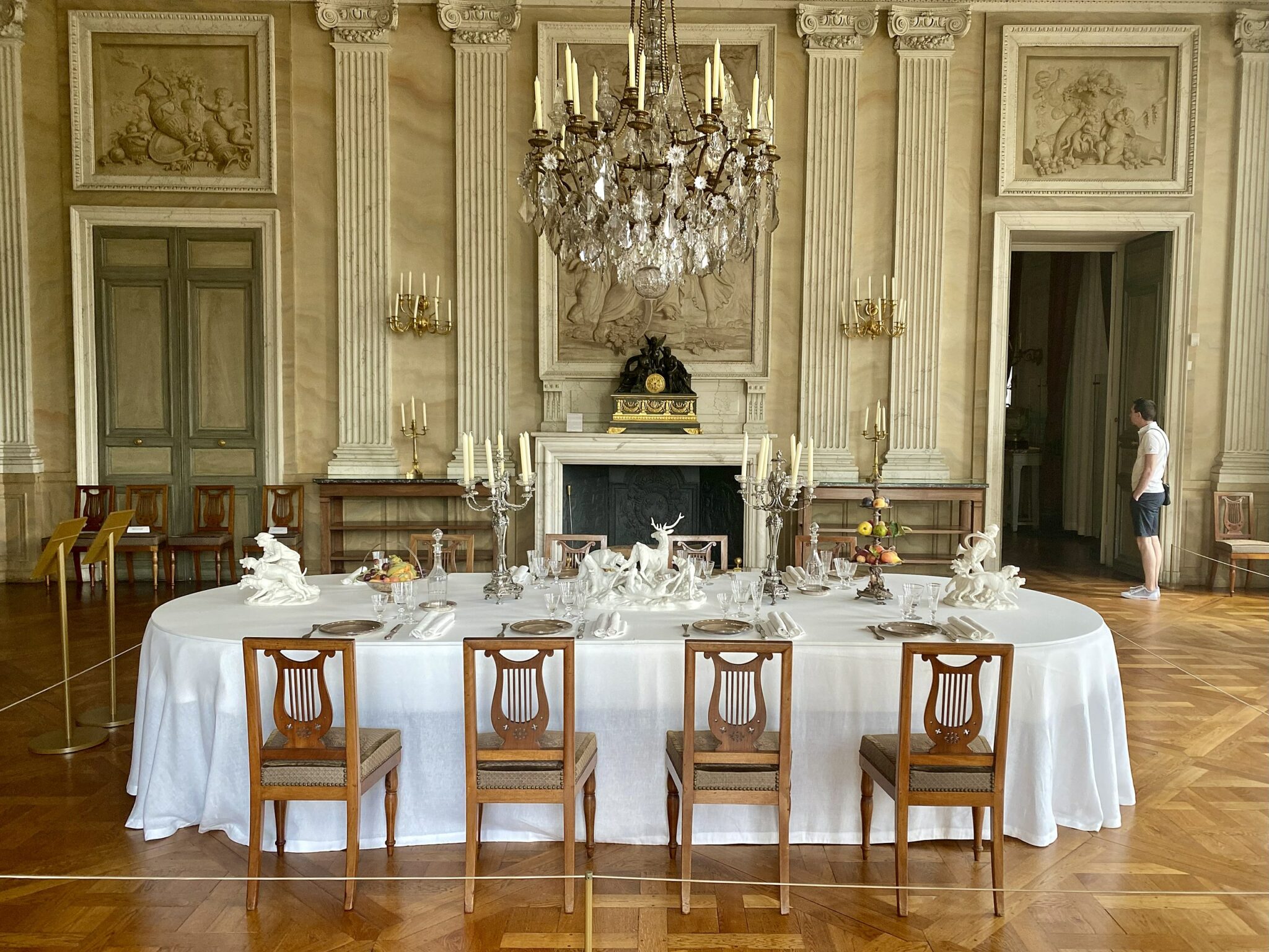 Table à manger de Napoléon Ier au Palais de Compiègne