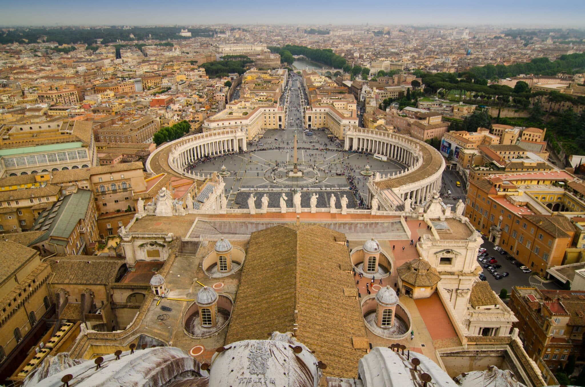 Vue panoramique sur Rome