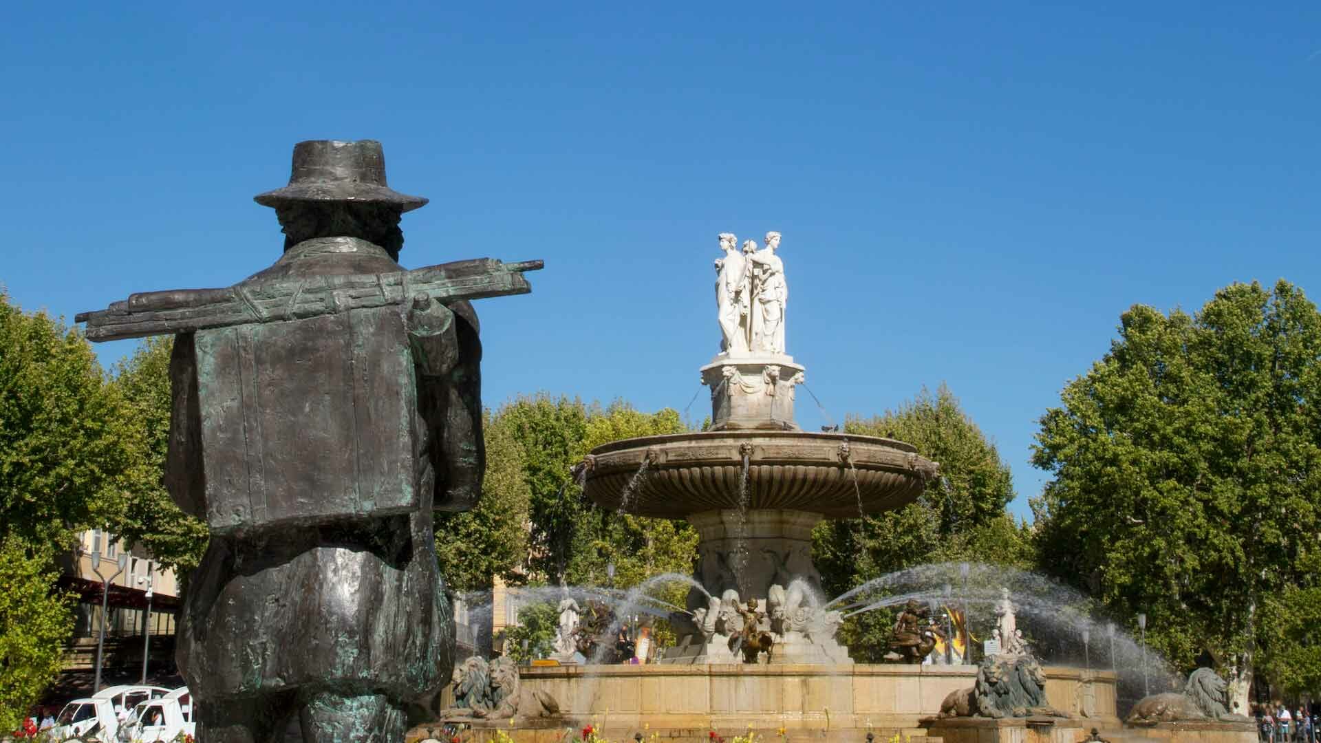 Statue de Paul Cézanne, Aix-en-Provence