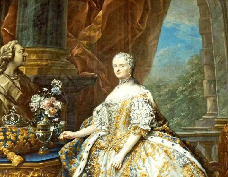 Portrait de la reine Marie Leszczynska par Jean-Baptiste Van Loo
